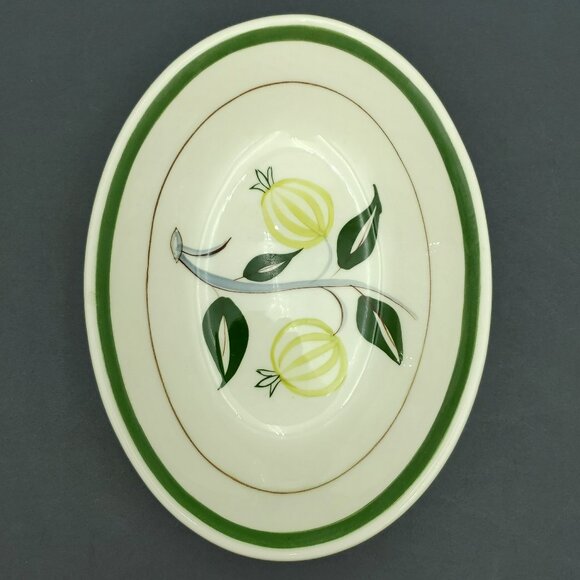 Blue Ridge Southern Potteries Forest Fruit Oval Vegetable Serving Bowl - Picture 4 of 7